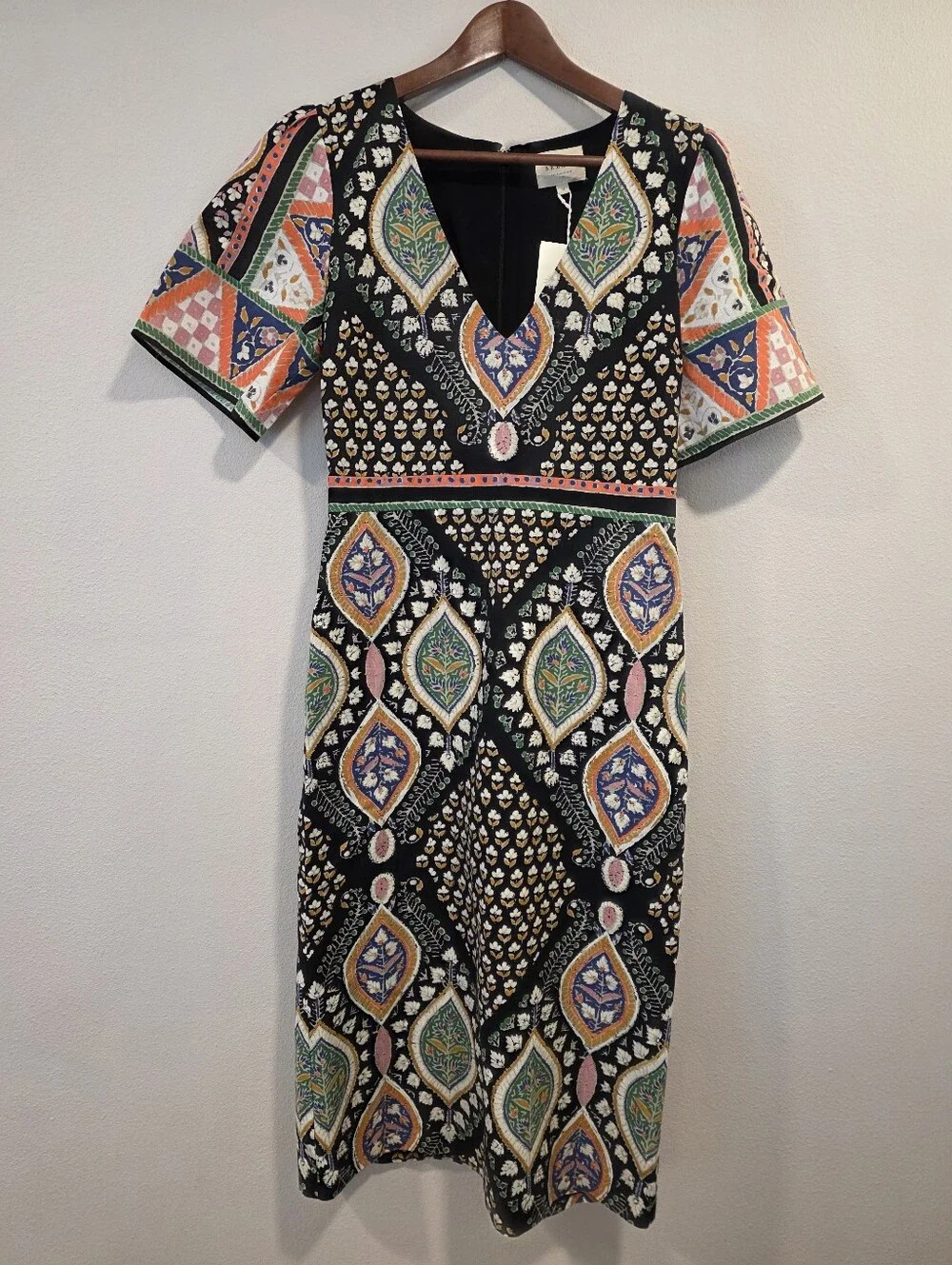 Sezane Talma Artemis Midi Sheath Dress -NWT - Picture 5 of 9